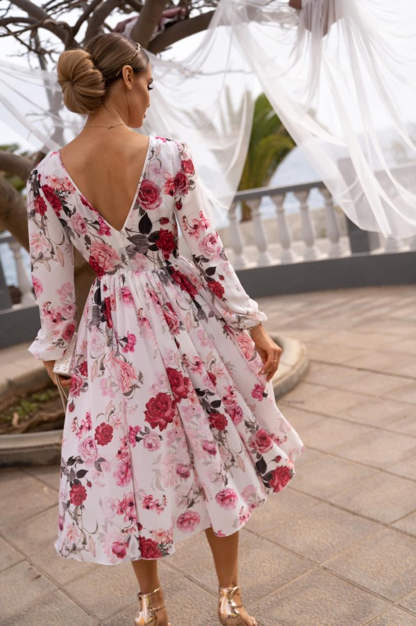 Doriana dress ružové - Letné spoločenské šaty | Luxie.eu 