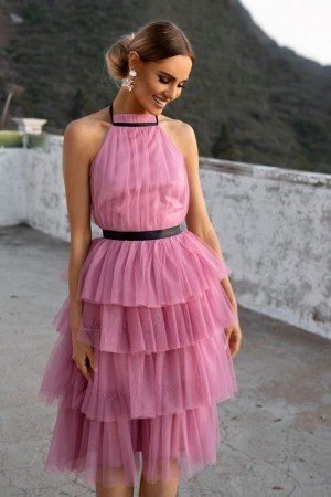 Zoya dress ružové