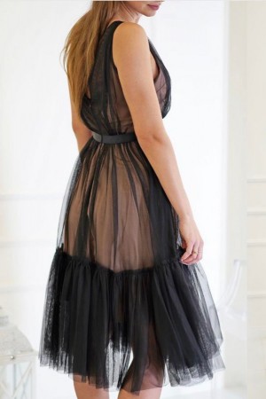 Page dress čierno-béžové