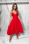 Ophelia dress červené