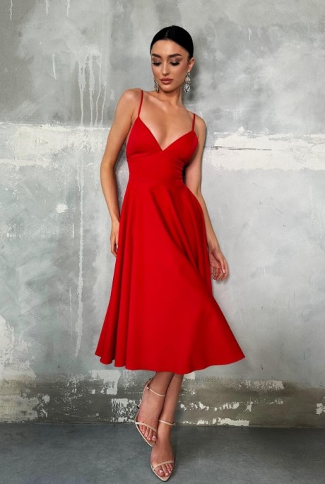 Ophelia dress červené