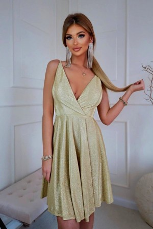 Ilona dress short zlaté