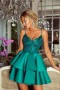 Leila dress smaragdové