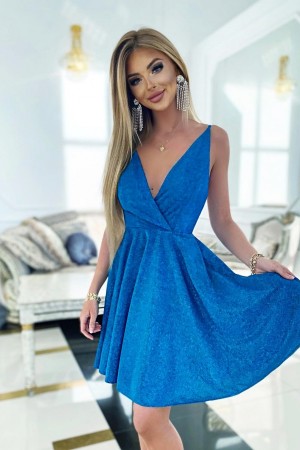 Ilona dress short royal blue