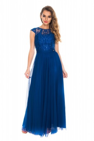 Suzana dress kráľovské modré