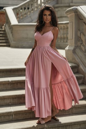 Kamilla dress ružové