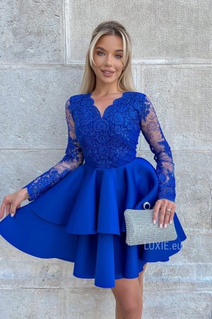 Emma dress kráľovské modré