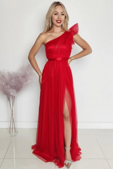 Olympia dress červené