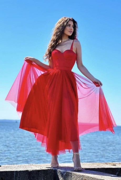 Luvelle dress červené
