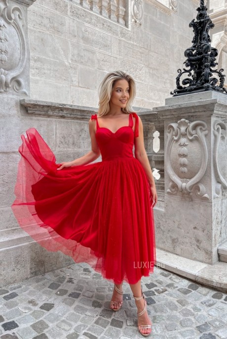 Luvelle dress červené