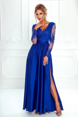 Luna dress kráľovské modré