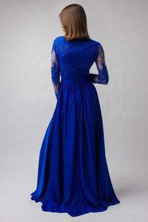 Luna dress kráľovské modré
