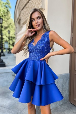 Liliana dress kráľovské modré