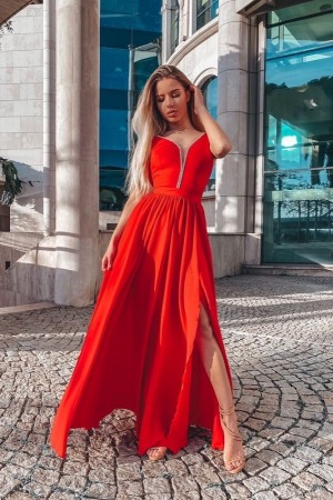 Lola dress červené